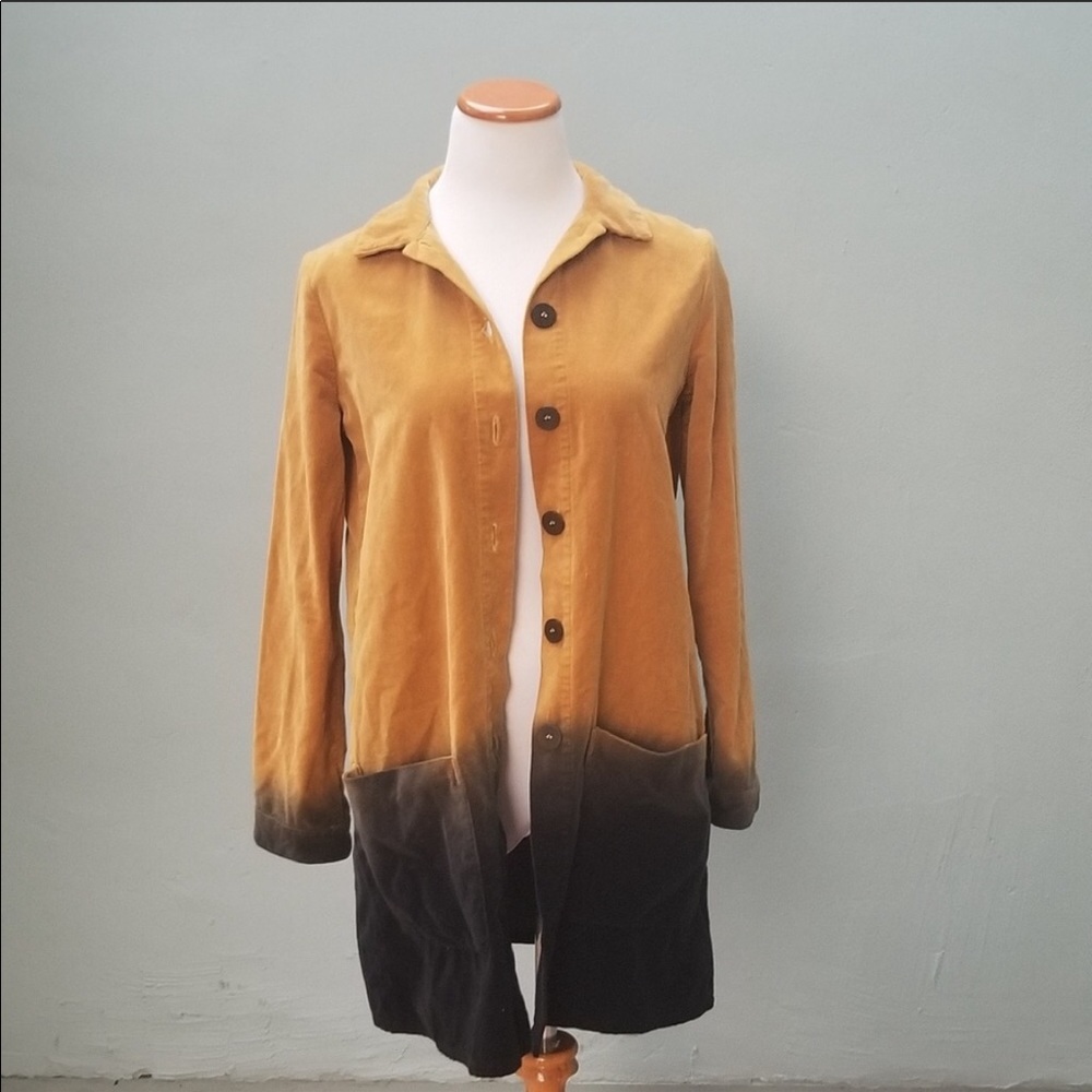 JW For love and liberty velvet duster ombré